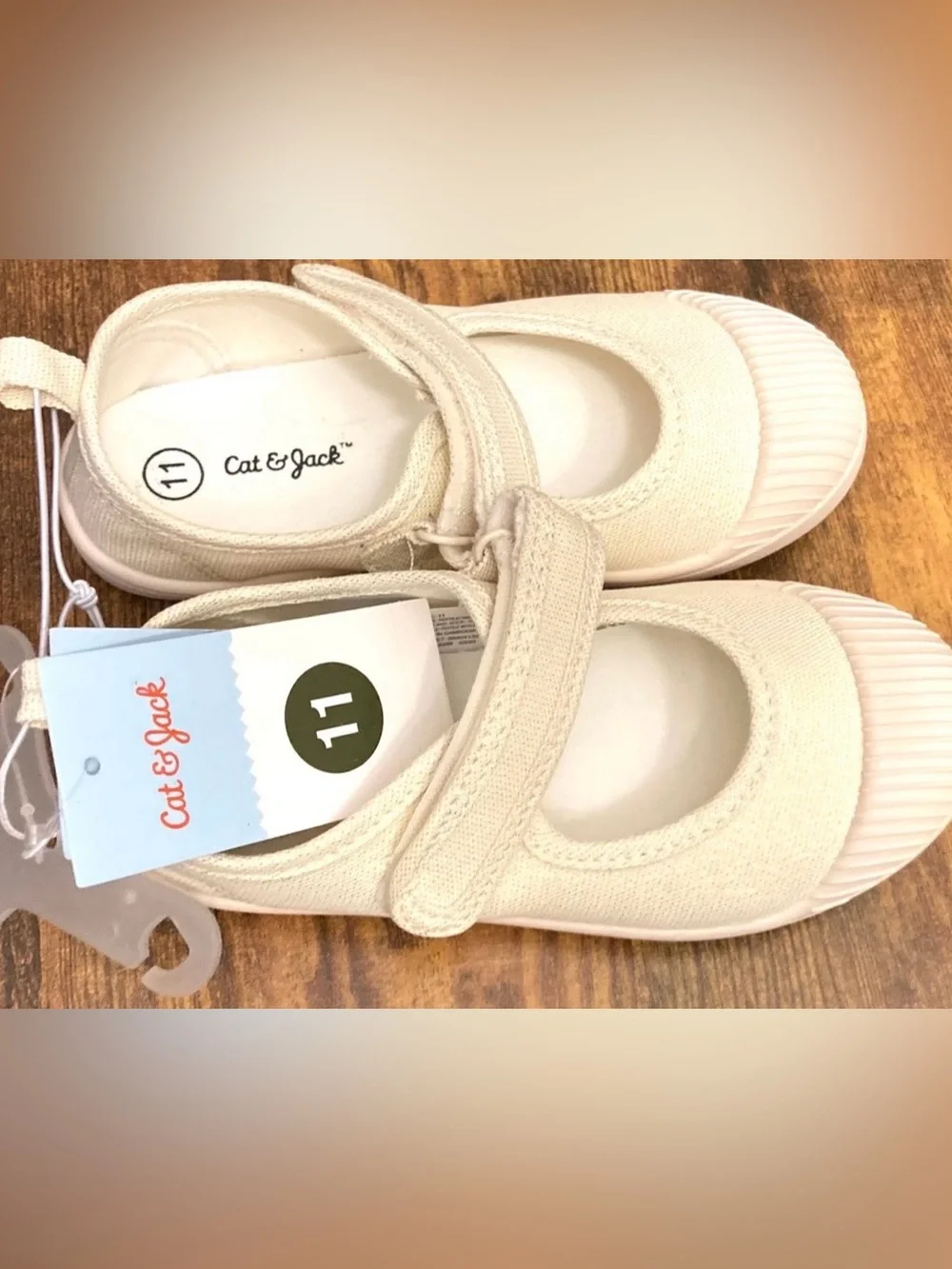 Toddler Marina Mary Jane Sneakers - Cat & Jack™ Gold Hook and Loop  Size 11T new